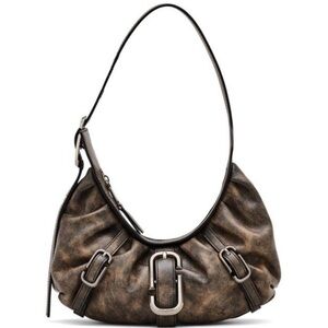 Marc Jacobs Distressed Brown Hobo Bag